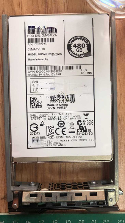 DELL SC120 SC200 SC220 SC420 SC460 480G 2.5 SAS SSD 12Gb Hard Drives