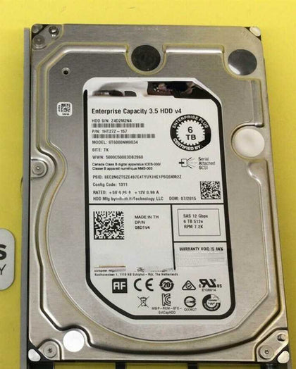 DELL SC200 SC220 SC40 SC400 6T 7.2K 3.5 SAS 12G Hard Drives