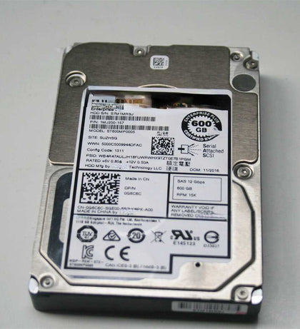 DELL SC4020 SC5020 SC7020 600G 15K 2.5inch SAS 0G6C6C Hard Drives