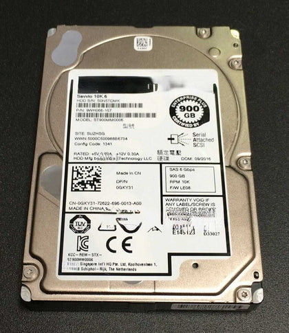 DELL SC4020 SC7020 SC8000 900G 10K 2.5inch SAS Hard Drives