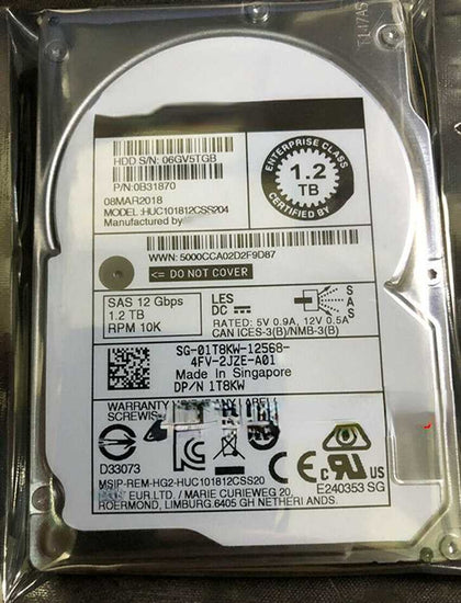 DELL SC420 SC460 SC2020 SC3020 1.2T SAS 10K 2.5 Hard Drives