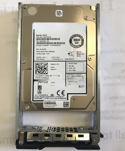 DELL SC420 SC460 SC2020 SC3020 300G 15K 2.5 SAS Hard Drives