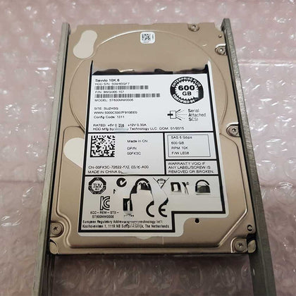 DELL SC420 SC460 SC2020 SC3020 600G 10K 2.5 SAS Hard Drives