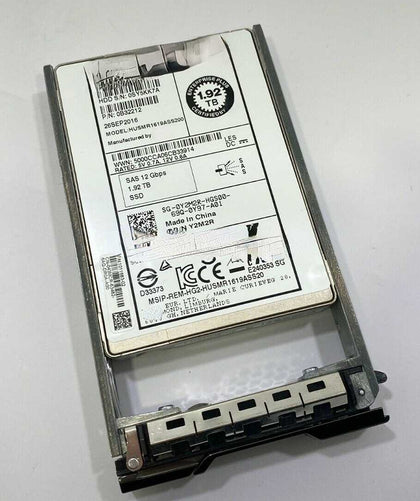 DELL SC460 SC2020 SC3020 SC4020 1.92T SAS SSD 12Gb Hard Drives