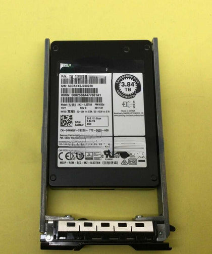 DELL SC5020 SC4020 SC7020 SC8000 3.84T SAS SSD 12Gb Hard Drives