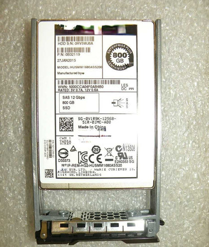 DELL SC5020 SC4020 SC7020 SC8000 800G SAS SSD 12Gb Hard Drives