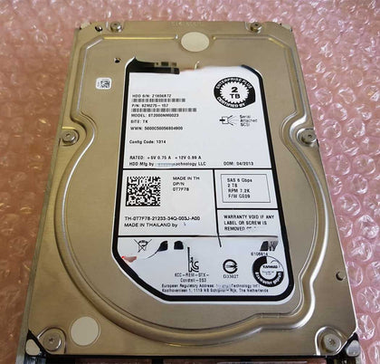 DELL SCV300 SCV2000 SCV2080 SCV3000 2T 7.2K 3.5 SAS Hard Drives
