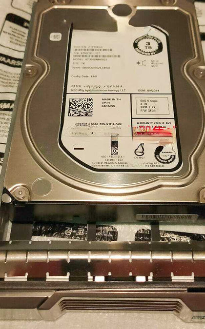 DELL SCV300 SCV2000 SCV2080 SCV3000 3T 7.2K 3.5 SAS Hard Drives