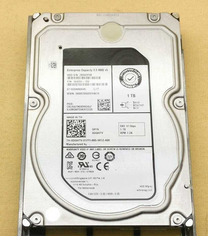 DELL ST1000NM0045 1T 7.2K 3.5 SAS 128M 12Gb 0DGNTV Hard Drives