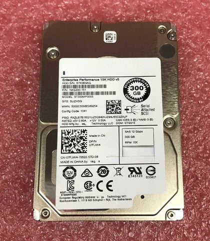 DELL ST300MP0005 300G 15K 2.5 SAS 12Gb 128M Hard Drives