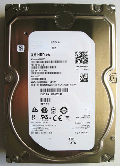 DELL ST4000NM0035 4T 7.2K 3.5inch 128M SATA 6G Hard Drives