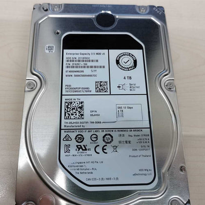 DELL ST4000NM0295 05JH5X 4T 7.2K 3.5 SAS 12GB 128M Hard Drives