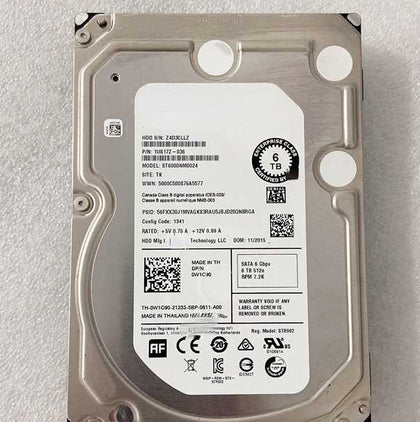DELL ST6000NM0024 0P00JM 6T 7.2K 3.5inch SATA Hard Drives