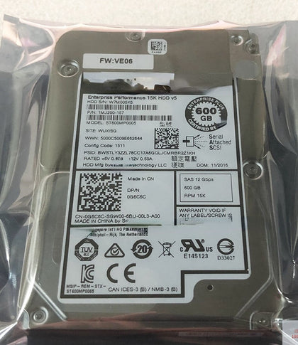 DELL ST600MP0005 0G6C6C 600G 15K 2.5 SAS 12Gb Hard Drives