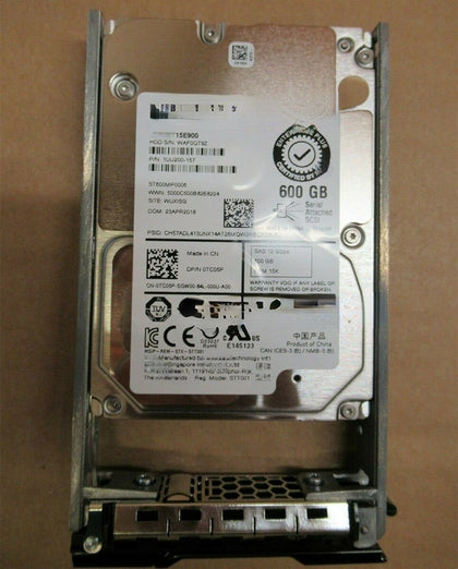 DELL ST600MP0006 0TC05P 600G 15K 2.5 SAS 12Gb Hard Drives