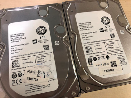 DELL ST8000NM014A 00N660 8T 7.2K 3.5 SAS 12Gb 256M Hard Drives