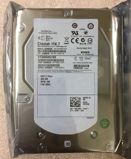 DELL T410 T420 T430 T710 T720 T730 Hard Drives 450G 15K 3.5 SAS