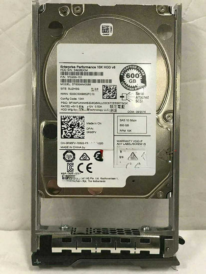 DELL T430 T440 R730XD R740XD Hard Drives 600G 10K 2.5 SAS 12GB
