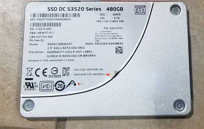 DL180 DL160 ML350 DL360 G9 Solid State Hard Drives 480G 2.5inch SATA SSD