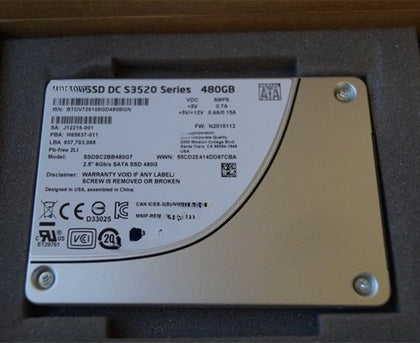 DL360 G6 G7 G8 DL380 G6 G7 G8 Solid State Hard Drives 480G 2.5 SATA SSD