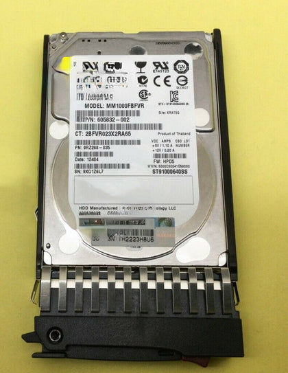 DL380 G5 DL380 G6 DL380 G7 Hard Drives 1T 7.2K 2.5 SAS 6G