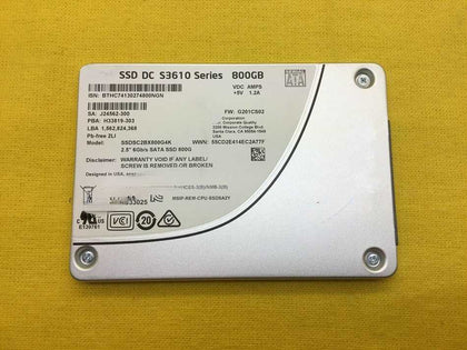DL388 DL560 DL580 G6 G7 G8 G9 800G 2.5inch SATA SSD Solid State Hard Drives