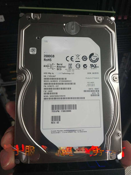 EMC 005032930 005032931 2T 7.2K SAS 3.5 DD2200 DD2500 Hard Drives