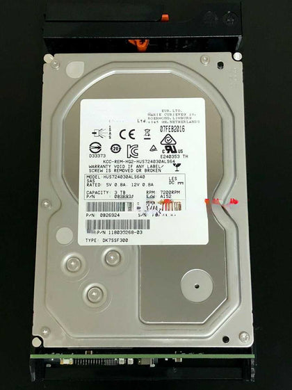 EMC 005032933 005032934 3T 7.2K SAS 3.5 DD2200/2500 Hard Drives