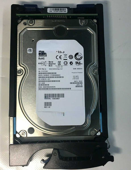 EMC 005049280 005049943 3T 7.2K SAS 3.5 VNX5300/5500 Hard Drives