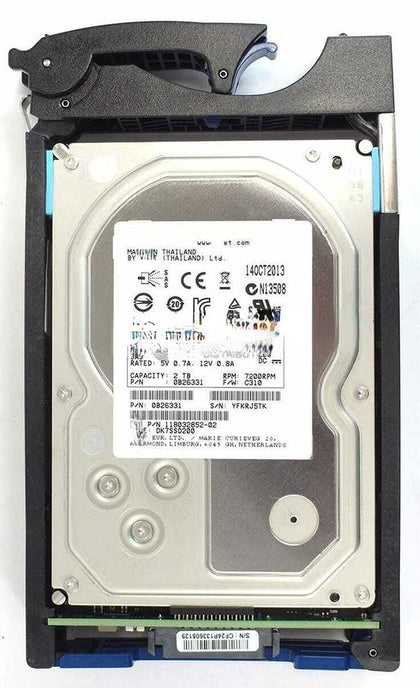 EMC 005049572 2T 7.2K SAS 3.5 6Gb Data Domain ES03 Hard Drives