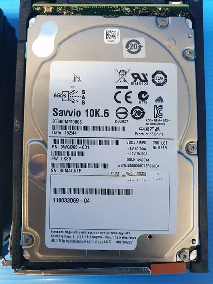 EMC 005050212 005050215 900G 10K 2.5 SAS VNX5400/5600 Hard Drives