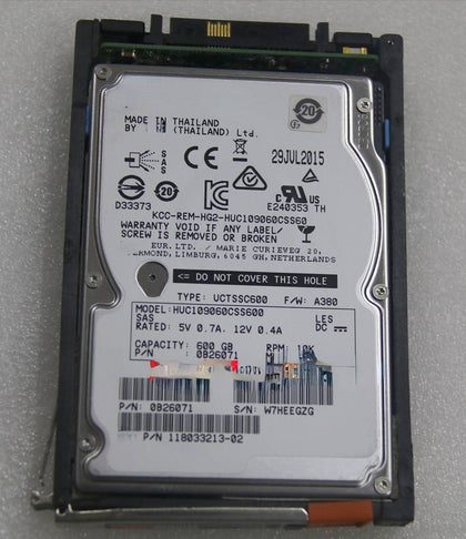 EMC 005050282 005050344 600G 10K 2.5 SAS VNX5300 VNX5400 Hard Drives