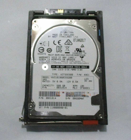 EMC 005051466 600G 10K 2.5inch SAS VNX5400 5200 5100 Hard Drives