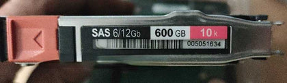 EMC 005051634 005051631D3-2S10-600 600G 10K SAS Unity Hard Drives