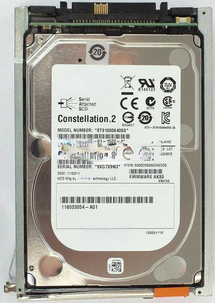 EMC V4-2S07-010 005050550 005050606 1T SAS VNX5200/5400 Hard Drives