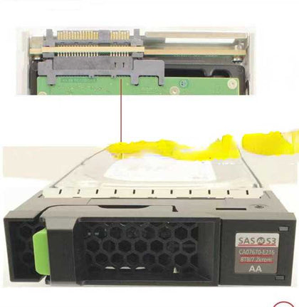 Fujitsu CA07670-E216 CA05954-3766 8T 7.2K 3.5 SAS S3 S4 Hard Drives