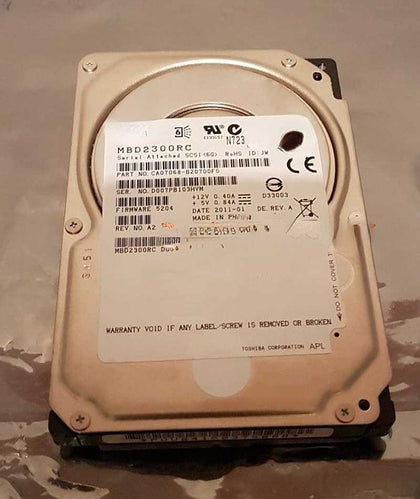 Fujitsu RX200 RX300 RX600 S3 S4 S5 S6 300G 10K 2.5 SAS Hard Drives