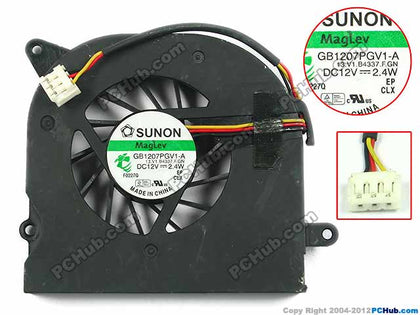 For Haier-one fan Q5 MSI Wind Top AE2020 Q5 one machine CPU Cooling fan GB1207PGV1-A 13.V1.B4337.F.GN DC12V 2.4W 3-wire - inewdeals.com
