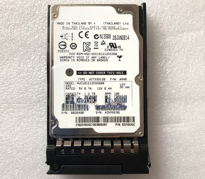 02310UGC 1.2T 10K 2.5 SAS RH5485 RH2285 RH2288 V2 Hard Drives