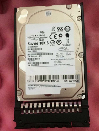 02310YCR ST600MM0006 600G 10K 2.5 SAS V2 V3 Hard Drives