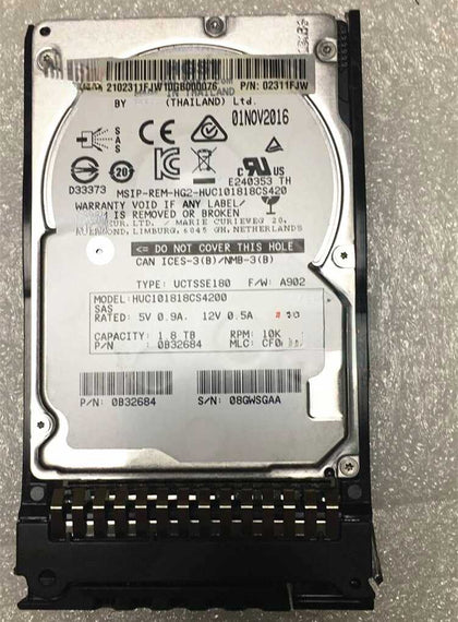 02311FJW 1.8T 10K 2.5 SAS 12GB 128M V3 V4 V5 Hard Drives
