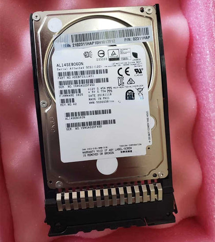 02311HAP 600G SAS 10K 2.5inch 12GB V3 V4 V5 Hard Drives