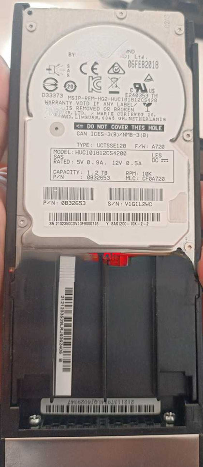 02350CDV 02350CDU 02351KBT 1.2T 10K 2.5 SAS V3 Hard Drives