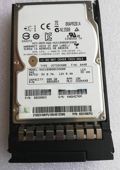 CH140 V3 RH5885 V4 RH5885H V4 Hard Drives 600G 10K 2.5 SAS