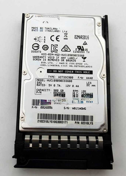 CH140 V3 RH5885 V4 RH5885H V4 Hard Drives 900G 10K 2.5 SAS