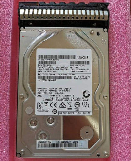 RH1288H V5 RH2488H V5 RH8100V5 Hard Drives 2T 7.2K 3.5 SATA