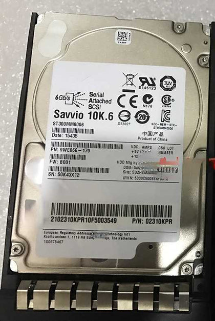 RH2285 RH5885H V3 RH2288 V2 Hard Drives 300G 10K 2.5inch SAS