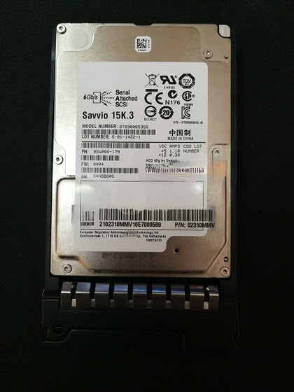 RH2285 RH5885H V3 RH2288 V2 Hard Drives 300G 15K 2.5inch SAS