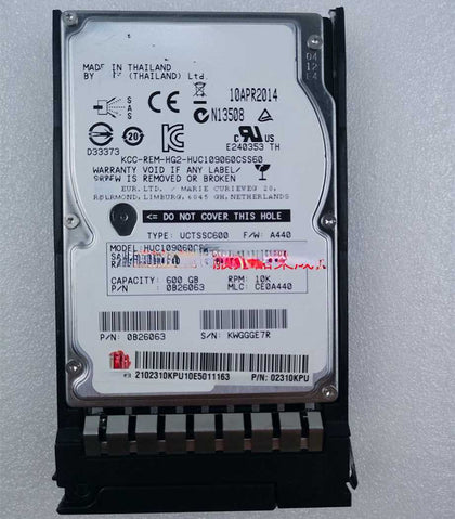 RH2288H RH2288 RH1288 V2 V3 Hard Drives 600G 10K 2.5 SAS