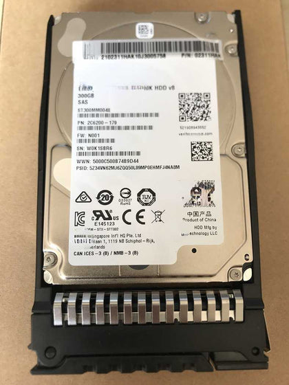 RH5585 RH8133 V3 RH5885 V4 Hard Drives 300G 10K 2.5 SAS 12G